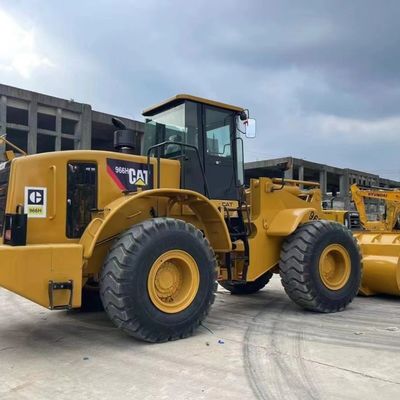 CAT प्रयुक्त लोडर फ्रंट एंड प्रयुक्त CAT 966H व्हील लोडर
