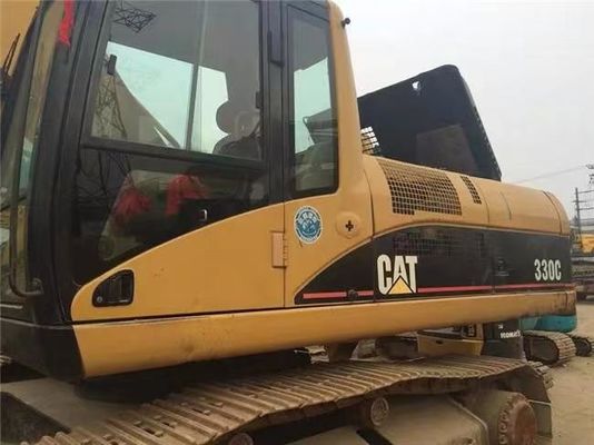 सड़क निर्माण के लिए प्रयुक्त बिल्ली उत्खनन, CAT 330C हाइड्रोलिक उत्खनन